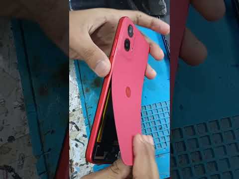 Motorola g 45 back panel open