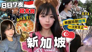❤️一次就愛上新加坡🇸🇬8日7夜!超充實行程|迪士尼遊輪・環球影城USS・最美水族館・室內卡丁車|Singapore Vlog | 🐸肥蛙 mandies kwok
