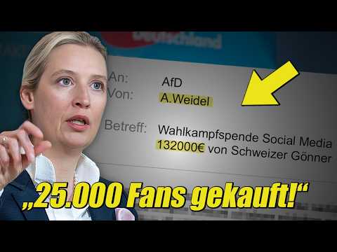 AfD-Chefin Alice Weidel BELOG Ermittler Bei Ihrer Korruptions-AFFÄRE!