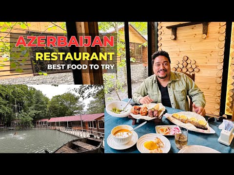 Azerbaijan's Most UNIQUE FOOD We Tried !! Famous Restaurant in Gabala