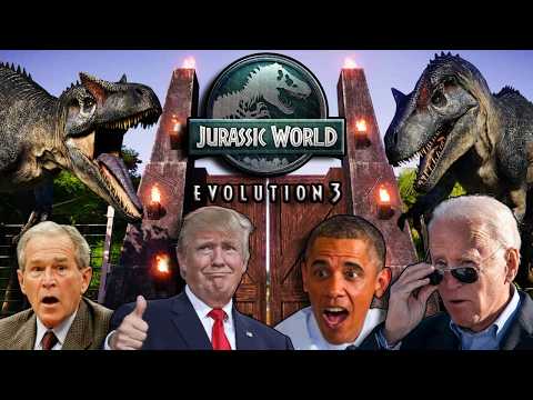 Presidents Play Jurassic World Evolution 3
