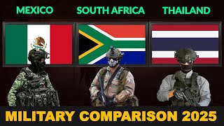 Download lagu Mexico vs South Africa vs Thailand Military Power Comparison 2025 mp3