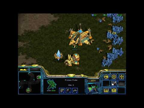 StarCraft BroodWar - Lost Temple - Cannons are enough for victory