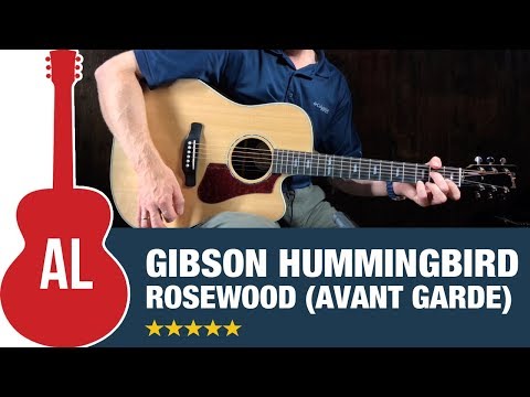 Обзор электроакустической гитары Gibson Hummingbird Rosewood AG