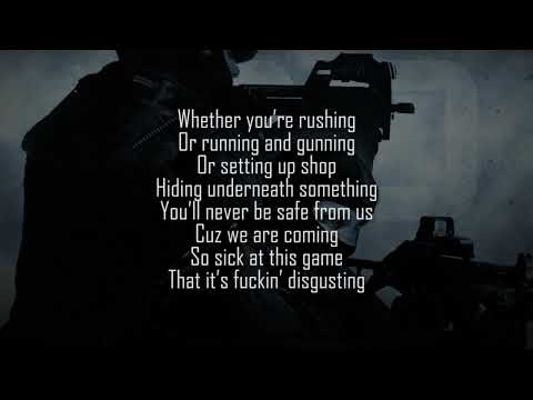 Cs:go Rap lyrics "Rainning shells" by JT Music
