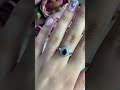 Серебряное кольцо с сапфиром 0.93ct