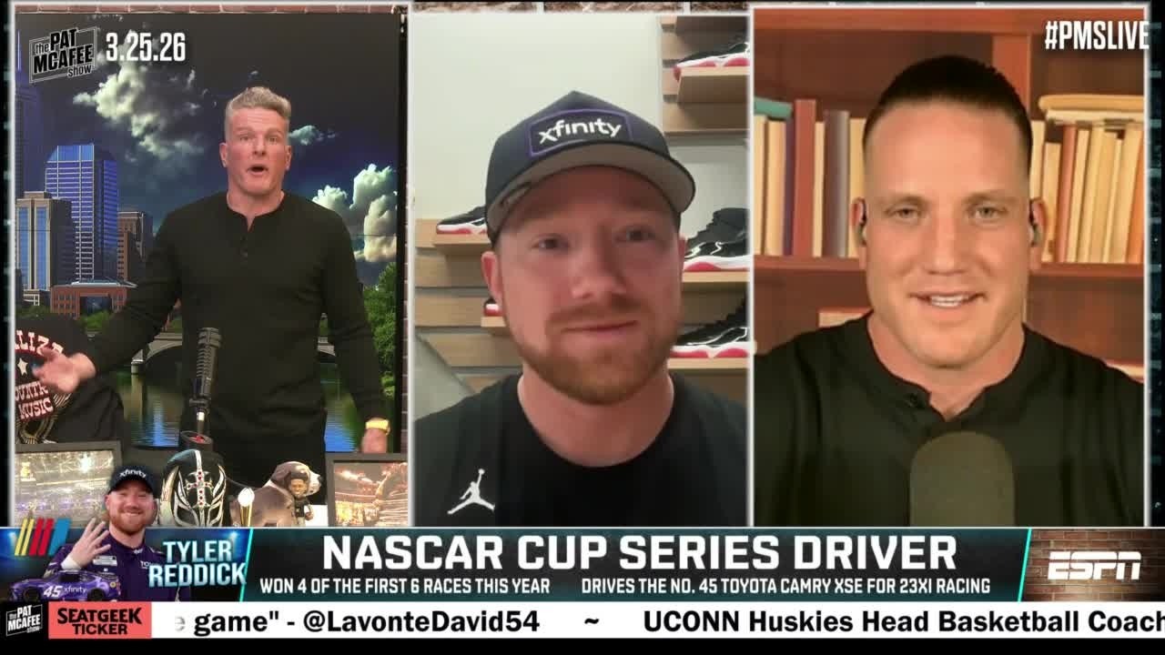 Tyler Reddick speaks on drinking out of his SWEATY SHOE? | The Pat McAfee Show