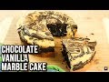 Marble Cake Recipe How To Make Chocolate Vanilla Marble Cake At Home Dessert Recipe Neha