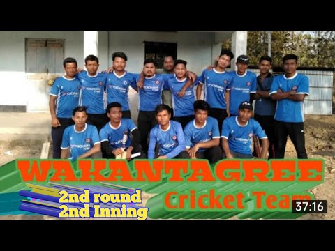 Wakantagree Vs Chapahati CYCC 2ndR/Cricket Tournament @ Chandon Nokat Studium