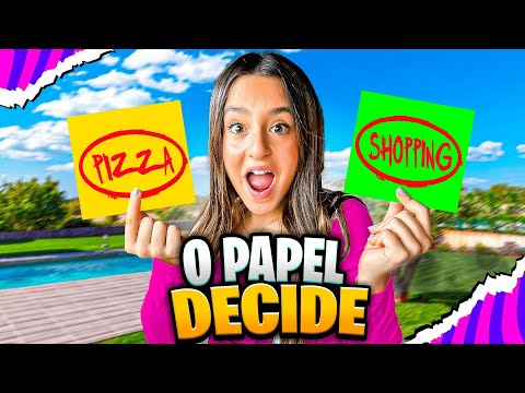 OS PAPEIS COLORIDOS DECIDEM O QUE VOU FAZER !