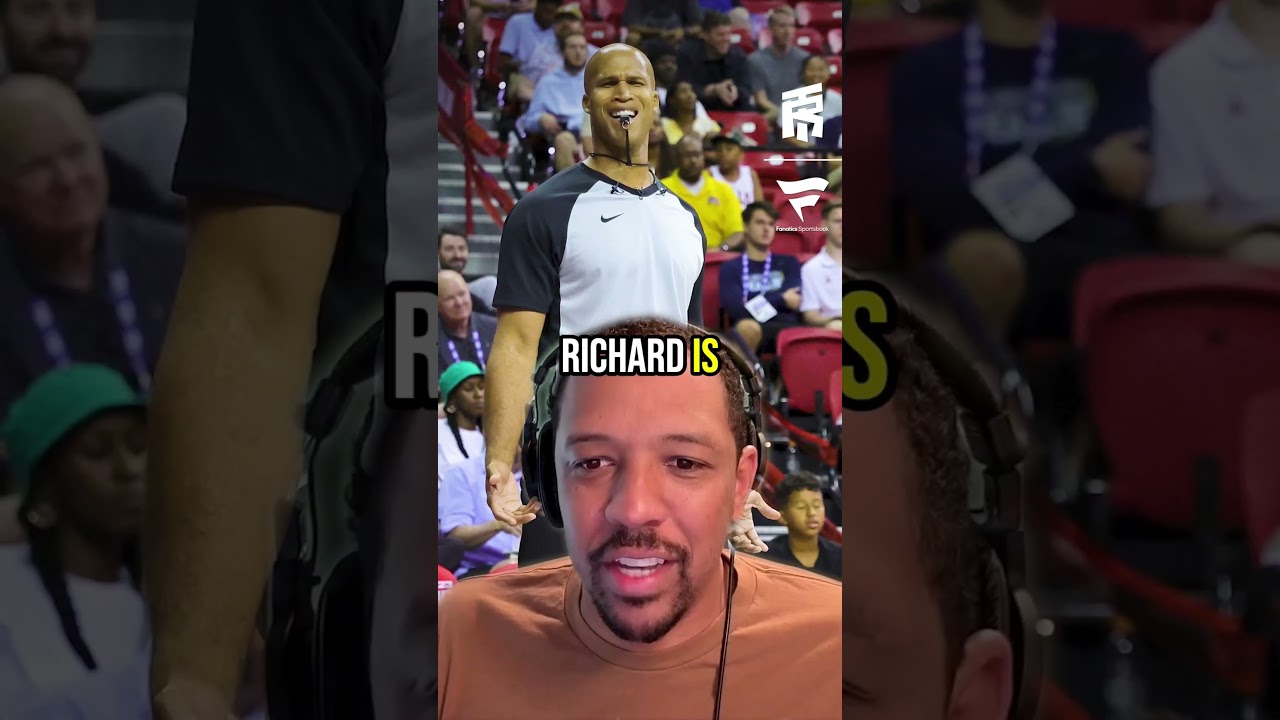 “Richard is a Crappy Ref” Channing GOES IN on Richard Jefferson #nba #referee