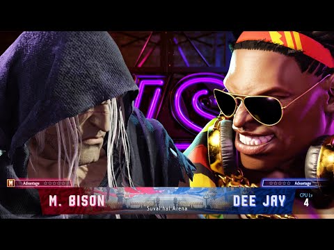 Street Fighter 6 - M. BISON VS DEE JAY (PS5)
