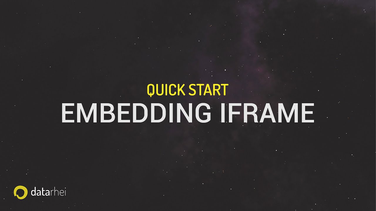 Quick start guide: Where to find the HTML iframe snippet with video player for your website