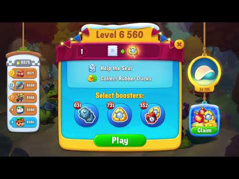 Fishdom 6560 Level - 15 moves - NO BooSTERS