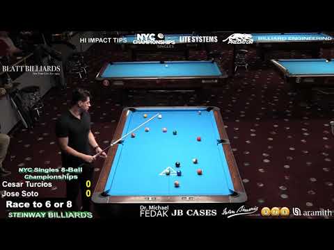 2019 NYC 8-Ball Championship - Cesar Turcios vs Jose Soto