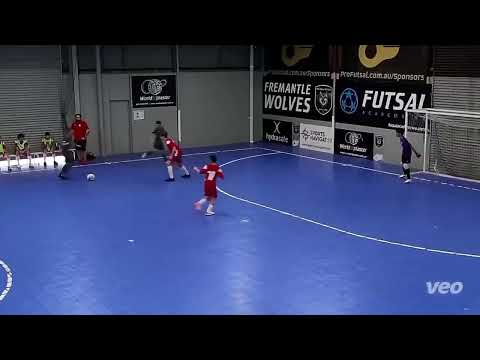 Cockburn Wolves Luca Schuetz with a Rainbow Flick to create a wonderful goalscoring opportunity!
