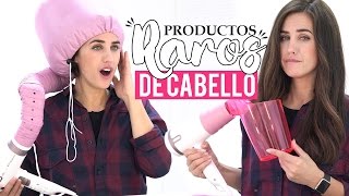 Probando productos raros de cabello para hacer ondas | ¿Funcionan o No? | Patry Jordan