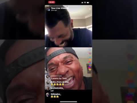 Deon cole instagram live roast with tony Roberts