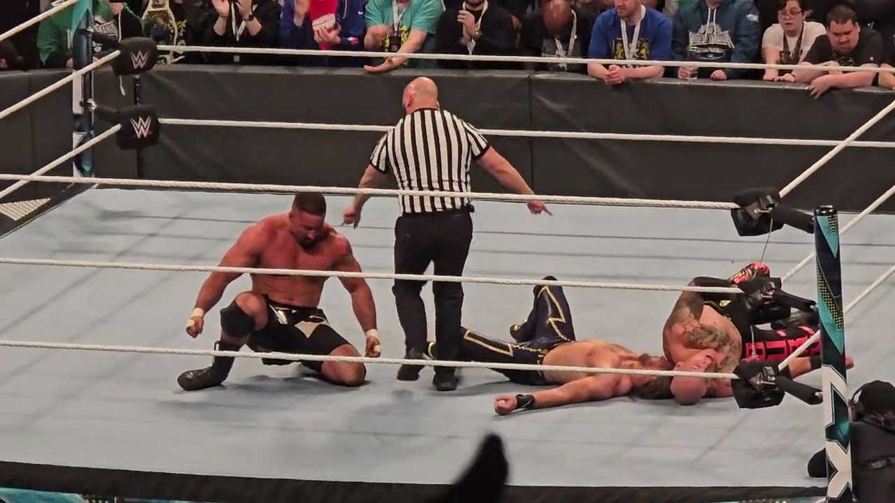NXT Stand and Deliver 2024- Baron Corbin and Bron Breakker vs. Fraxiom Ending #WWE #WWENXT