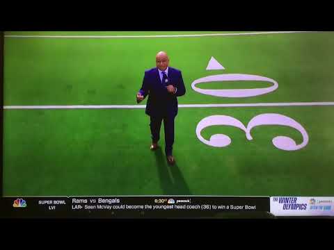 NBC Sports “Super Bowl LVI” pregame show cold open February 13, 2022