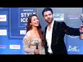 Divyanka Tripathi With Vivek Dahiya At Red Carpet Of Pinkvilla Style Icon Awards 2023