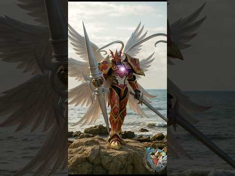 Dukemon crimson mode evolution #anime #digimon #dukemon #digimonevolution #guilmon