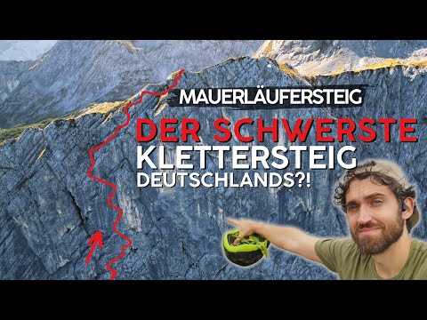 Germany's toughest via ferrata?! Mauerläufersteig - Via Ferrata D/E to the Bernadeinkopf