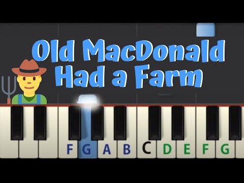Download Old Macdonald Had A Farm Piano Notes Mp3 dan Mp4 2018 | WHALE MP3