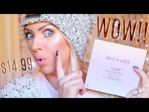 NEW Wet N Wild MegaGlo Highlighting Palette | First Impression & Demo