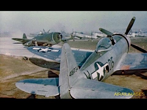 Thunderbolt and Lightning - Wartime ETO P-47s and P-38s in Color