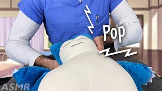 Relaxing ASMR Chiropractor Adjustment on Snorlax 💤