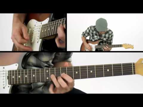 Solo Electric Blues Guitar Lesson - #23 Double-Stop Jam - Jeff McErlain