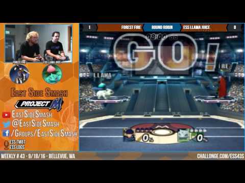 ESS Weekly #43: Forest Fire (Ike) Vs ESS | Llama Juice (Ivysaur) - Round Robin - Project M