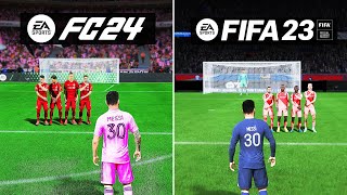 EASports FC 24 vs FIFA 23 | Gameplay Comparison