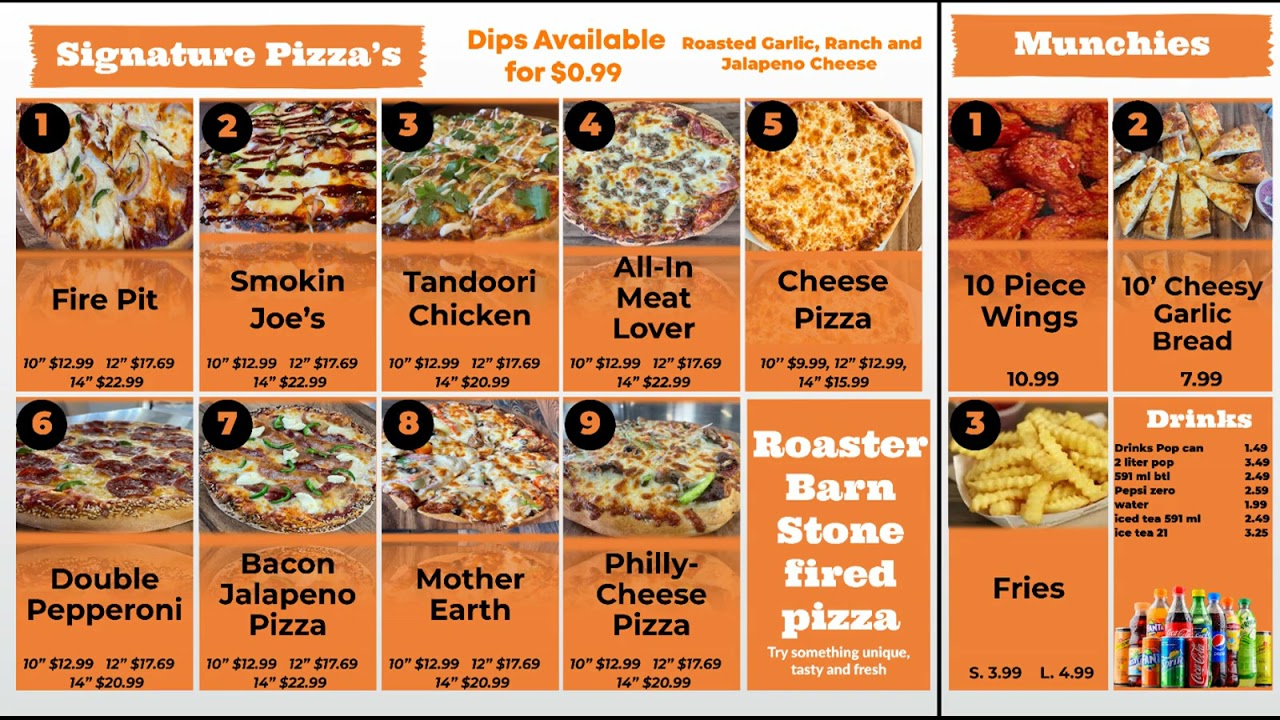 Pizza Menu RB