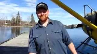 Mike Hooker flies the Beaver off the Ice