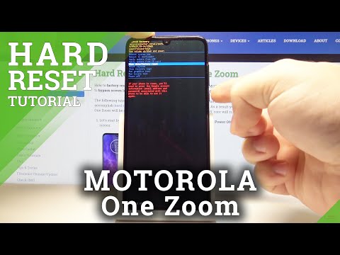How to Hard Reset MOTOROLA One Zoom – Wipe Data / Bypass Screen Lock