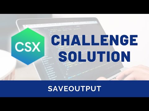 Csx Challenge Solution Saveoutput Csx Closure Scope Execution Context Unit