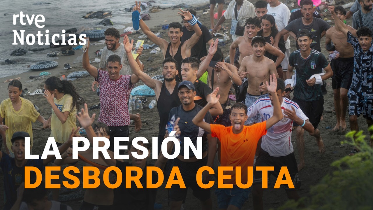 La crisis migratoria deja 19 muertos en Ceuta mientras continúan las entradas por el Tarajal | RTVE