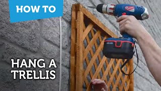 How to Fix a Trellis on a Stone or Brick Wall