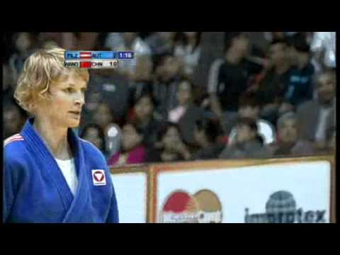 Judo Grand Prix Baku 2011: semi final -57kg  FILZMOSER, Sabrina (AUT) -  WANG, Hu (CHN)