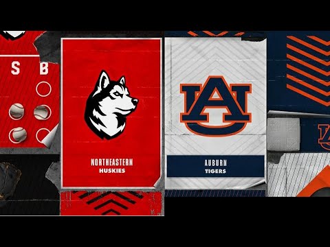 2018 NCAA Baseball Raleigh Regional Game 1: Northeastern vs Auburn Full Highlights