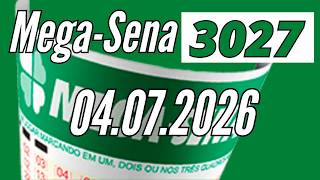 ReMega-sena 3027 de hoje 04/07, Mega Sena resultado concurso 3027