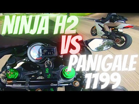 Thumbnail for Kawasaki Ninja H2 Vs Ducati Panigale 1199 (Major Differences & Racing) by Ducati