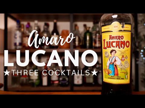 Amaro LUCANO Cocktails ★ Amaro Series