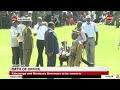 Outgoing Kakamega governor Wycliffe Oparanya, hands over power to the new governor, Fernandes Barasa