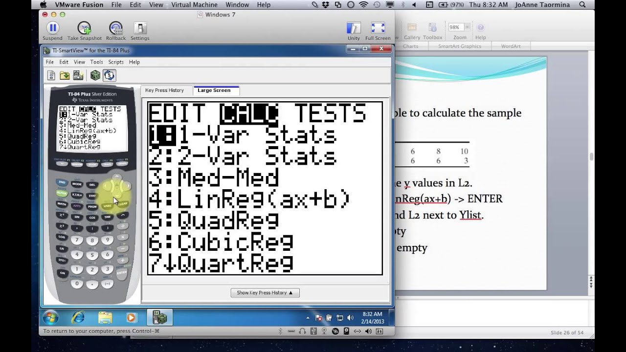 05 Calculator Correlation Coefficient