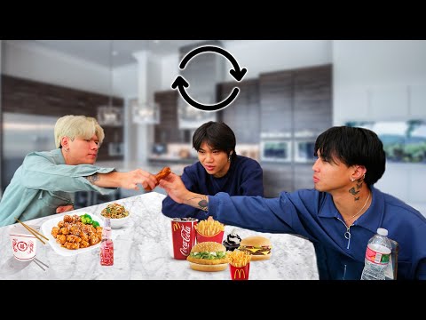 7 Boys Swap Diets for 24 Hours!!