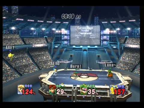 [AfterShock] Aero+MOR|Axe (Blue) vs Sethlon+Strong Bad (Green) Project M Doubles Loser's Finals