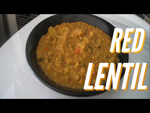 How To Cook Lentils African Style | Red Lentil Easy & Delicious Recipe | Easy Vegan Red Lentil Dish